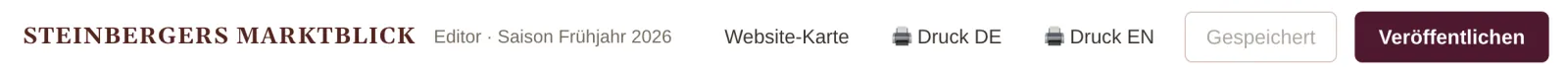 Speisekarte automatisch übersetzen und veröffentlichen: Website-Karte, Druckdatei Deutsch, Druckdatei Englisch