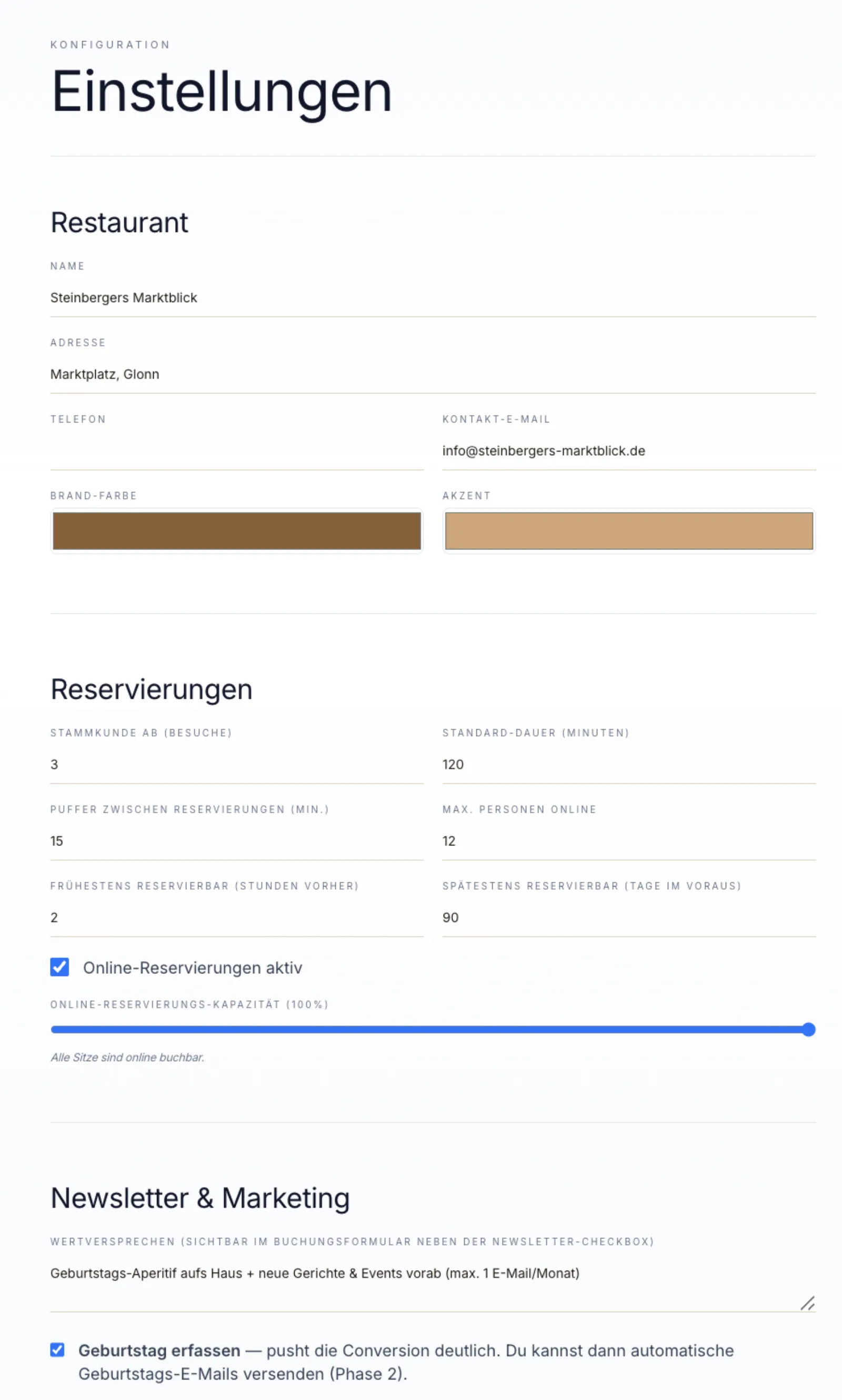 Geburtstags-Marketing
