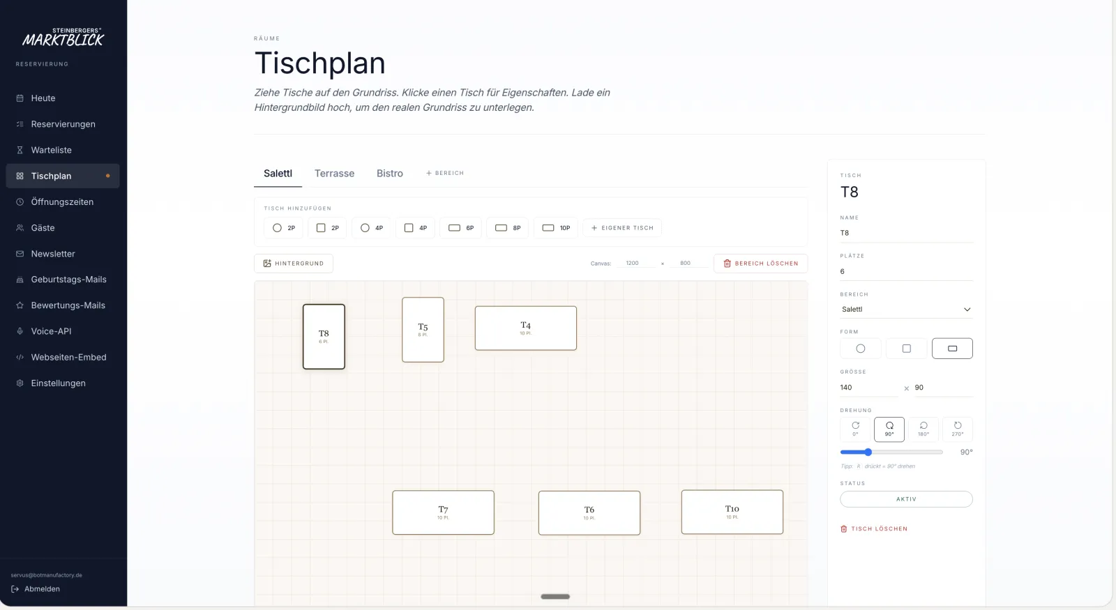 Tischplan-Editor